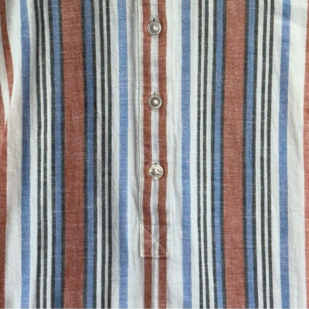 Veronica Beard Ardith Ruffled Striped Cotton Mini Shift Dress. Size XS - Picture 11 of 15